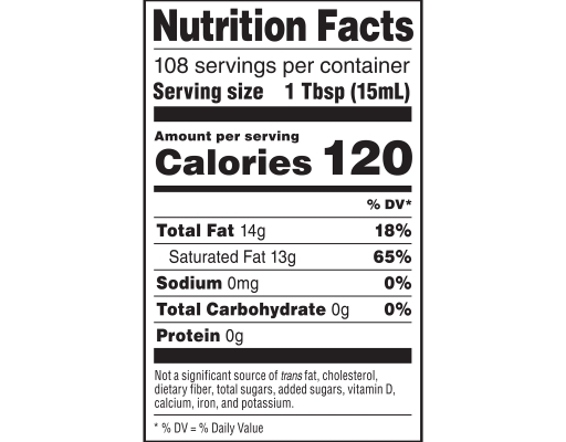 Organic Extra Virgin Coconut Oil, 54 fl oz Wellsley Farms image 1