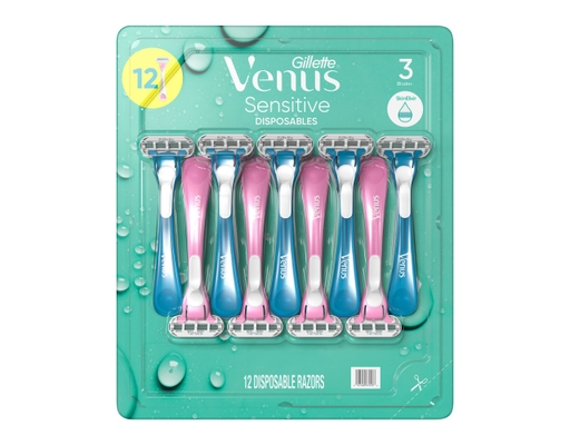 Venus Sensitive Disposable Razors 12 ct