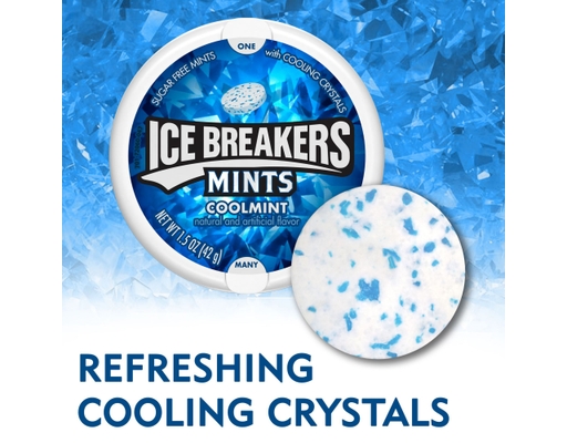 Ice Breakers Sugar Free Mints Coolmint 1.5 oz (8-pk)