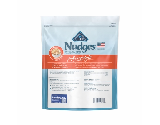 Nudges Natural Dog Treats, Homestyle, 40 oz Blue Buffalo image 9
