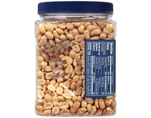 Planters Unsalted Dry Roasted Peanuts, 35 oz