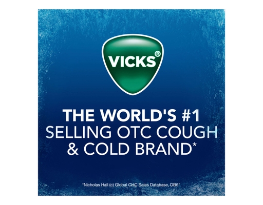 Vicks VapoCool Severe Sore Throat Relief Drops Winterfrost 200