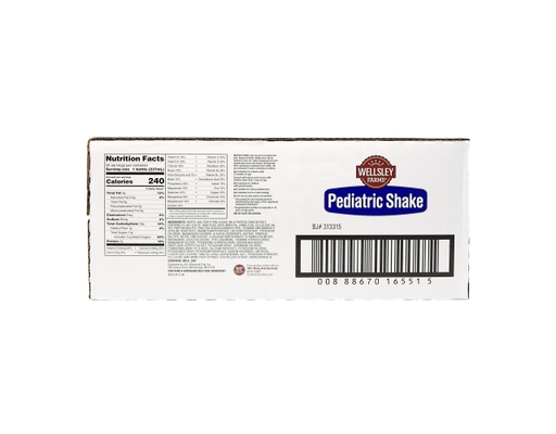Wellsley Farms Pediatric Nutrition Shake Sweet Vanilla 8 fl oz
