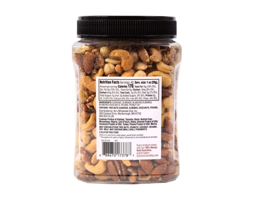 Wellsley Farms Salted & Roasted Mixed Nuts Extra Fancy 40 oz