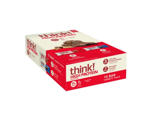 Think! High Protein Bars Variety Pack 2.1 oz (15-pk)