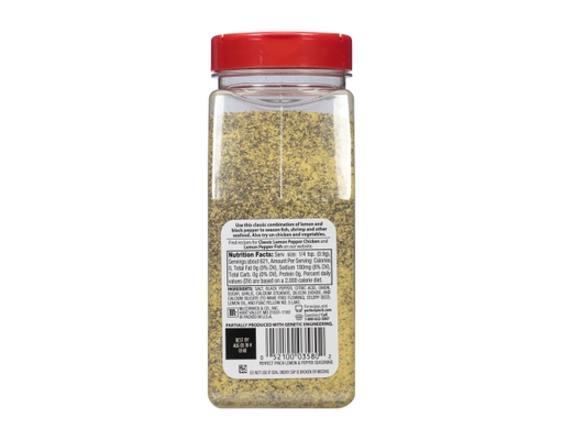 Perfect Pinch Lemon & Pepper Seasoning, 19.75 oz McCormick image 1