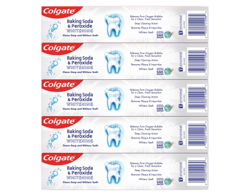 Colgate Baking Soda & Peroxide Whitening Toothpaste 8 oz (5-pk)