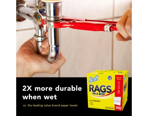 Scott Rags In A Box All-Purpose Paper Towels 300 ct