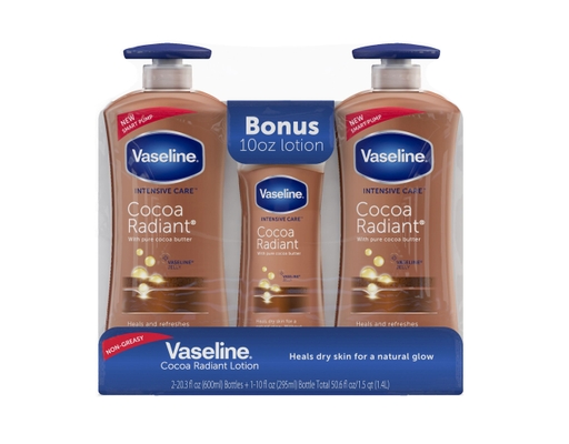 Vaseline Intensive Care Cocoa Radiant Body Lotion with Bonus Bot