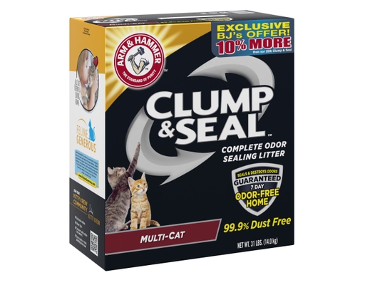 Clump & Seal Complete Multi-Cat Litter, 31 Pounds Arm & Hammer image 1