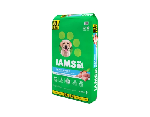 IAMS Large Breed Dry Dog Food Chicken Whole Grains 50 Pounds - Main Image