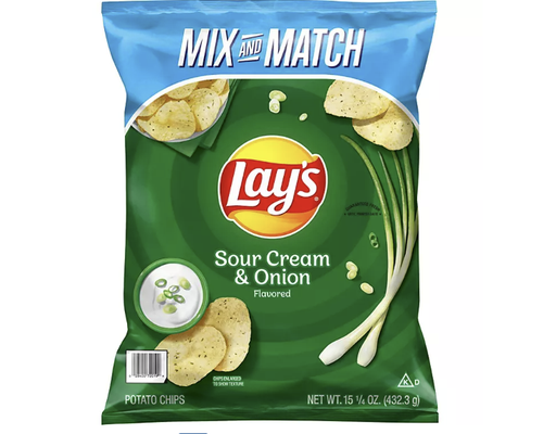 Lay's Sour Cream & Onion Potato Chips 15.63 oz