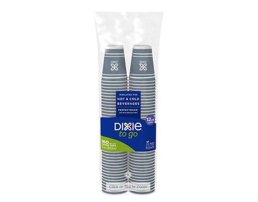 Dixie to go Insulated Paper Cup 12 oz 160 ct