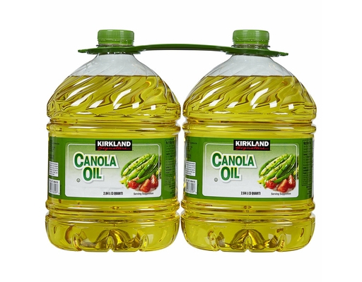 100% Pure Canola Oil, 96 fl oz (2-pk) Kirkland Signature image 0