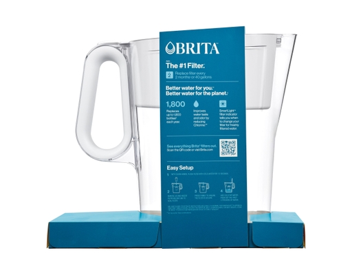Brita Large Water Pitcher with Filters Kit Clear 3 ct