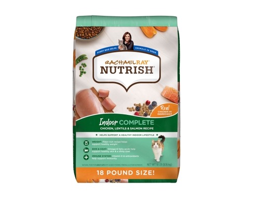 Rachael Ray Nutrish Indoor Complete Cat Food Chicken Lentils