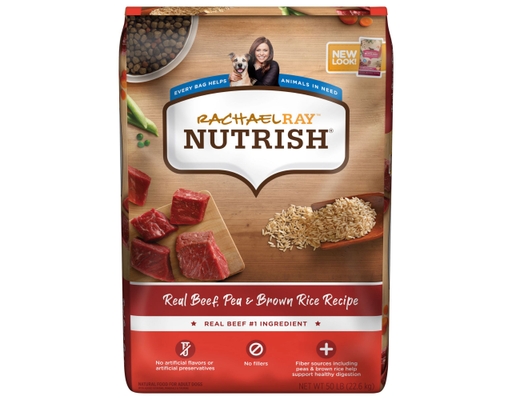 Rachael Ray Nutrish Dry Dog Food Beef Pea Brown Rice 50 Pou