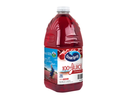 Juice, 100% Cranberry, 96 fl oz (2-pk) Ocean Spray image 1