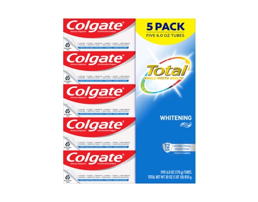 Colgate Total Whitening Gel 6 oz (5-pk)