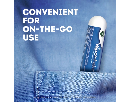 Vicks VapoInhaler Soothing Vapors Menthol 4 ct