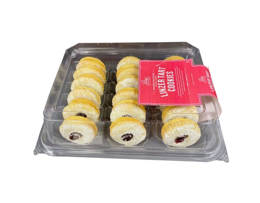 Lilly's Raspberry Linzer Tart Cookies 18 ct