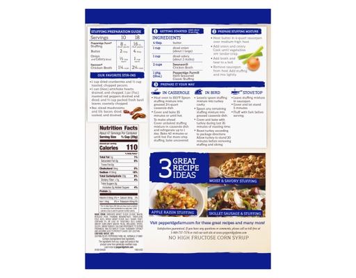 Herb Seasoned Classic Stuffing, 48 oz. Pepperidge Farm image 1