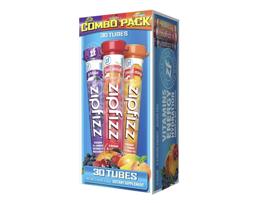 ZipFizz Tubes Variety Pack 30 ct