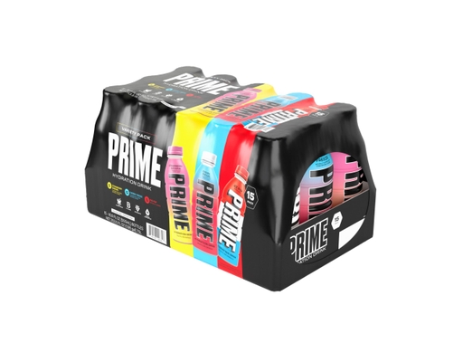 Prime Hydration Drink Variety Pack, 15 pack, 16.9 fl. oz.