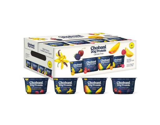 20G Protein Low Fat Greek Yogurt Cups Variety Pack, 6.7 oz., 16 count Chobani image 0