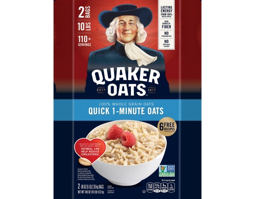 Quaker Quick 1-Minute Oats 5 Pounds (2-pk)