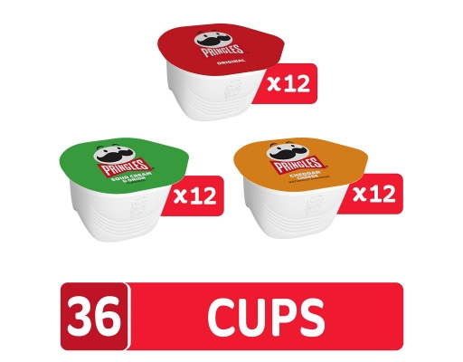 Pringles Snack Stacks Variety Pack Chips, 0.67 oz., 36 cups