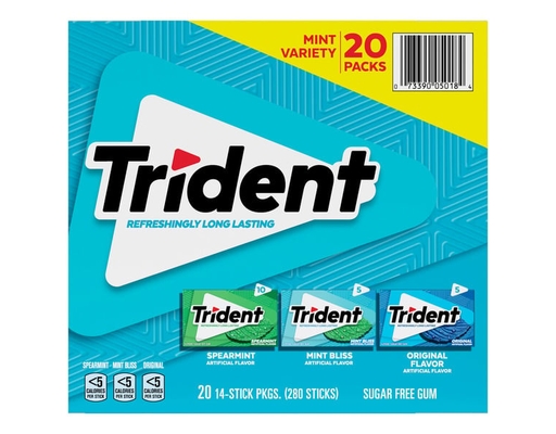 Trident Mint Variety Pack, 20-count