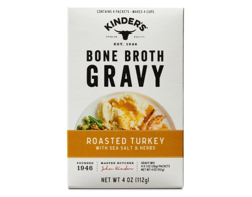 Turkey Bone Broth Gravy, 4 oz., 4 pk. Kinder's image 0
