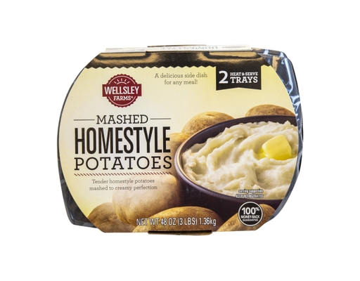 Homestyle Mashed Potatoes, 24 oz., 2 pack Wellsley Farms image 0