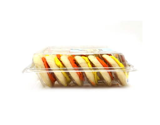 Fall Vanilla Cookie With Orange & Yellow Frosting, 18 count Wellsley Farms image 4