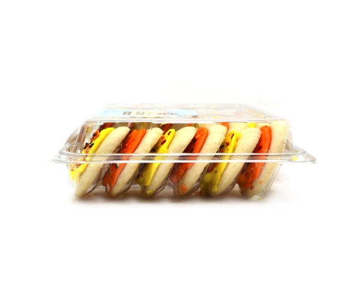 Fall Vanilla Cookie With Orange & Yellow Frosting, 18 count Wellsley Farms image 5