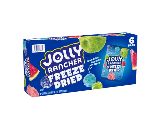 Jolly Rancher Freeze Dried Original Fruit Flavored Candy Bags, 2 oz., 6 ...
