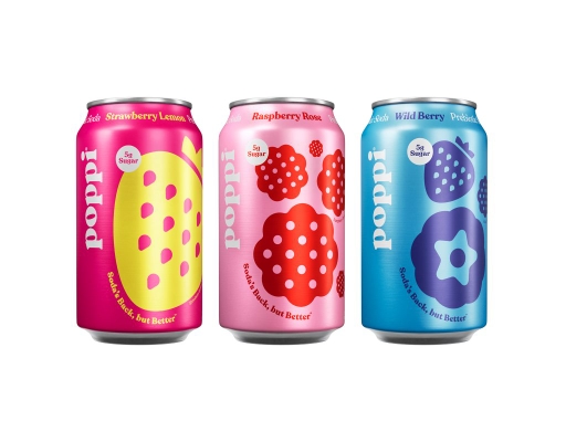 Poppi Prebiotic Soda Tastemakers Variety 12 fl. oz., 15 pack