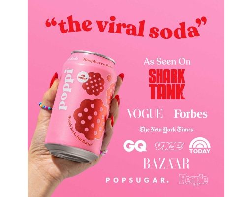 Poppi Prebiotic Soda Tastemakers Variety 12 fl. oz., 15 pack