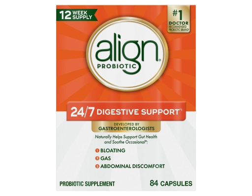 Align Probiotic Digestive Support Supplement Capsules 84 ct