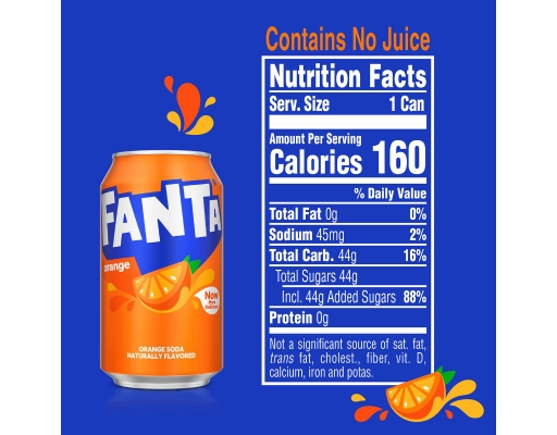 Fanta Cans Variety Pack 12 fl. oz. 36 pack
