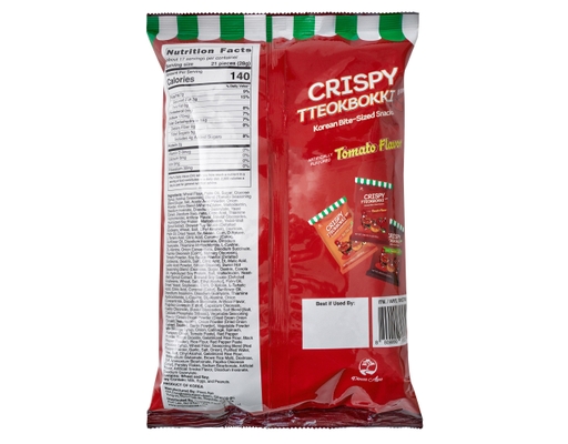 Pinus Aye Tteokbokki Snack, Tomato Flavor, 17.64 oz