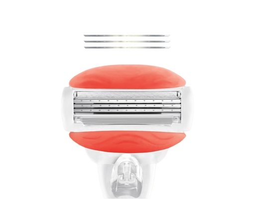 Gillette Venus Comfort Glide Sunny Citrus, 1 Razor and 12 Cartridges
