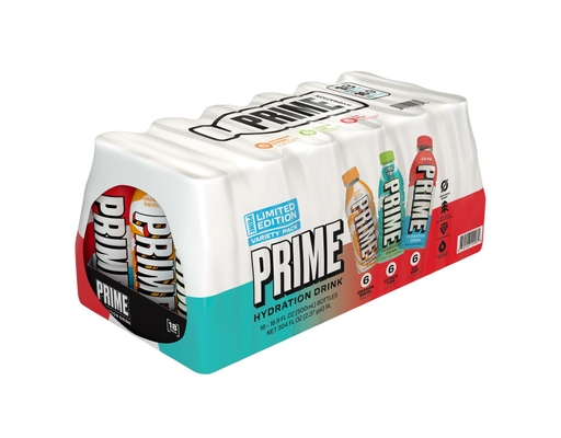 PRIME Hydration Variety Pack - Ice Pop, Orange & Citrus, 18 x 16.9 oz