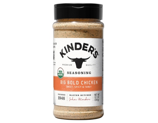 Kinder's Organic Big Bold Chicken Seasoning, 12.1 oz