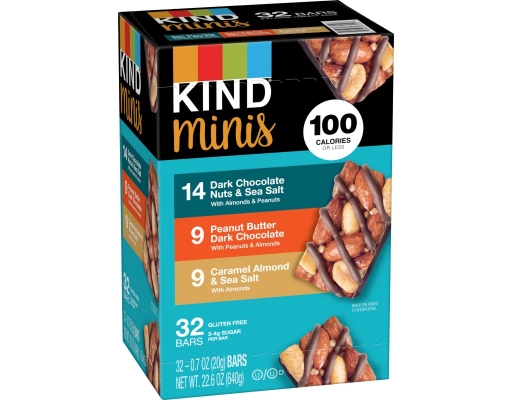 Kind Minis Bars Variety Pack 0.7 oz (32-pk)