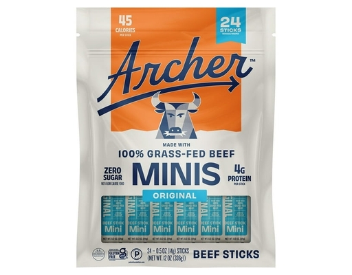 Original Mini Beef Sticks, 0.5 oz, 24 pk. Country Archer image 0