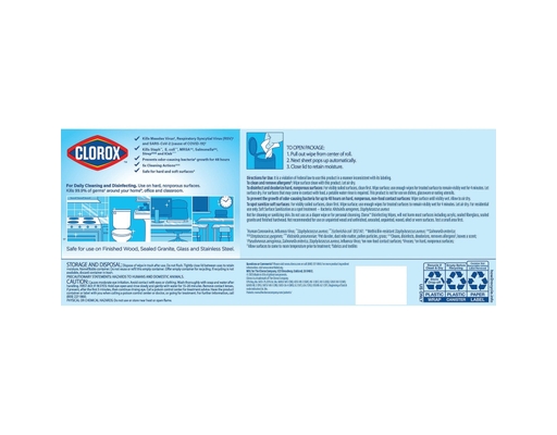 Clorox Bleach Label Printable