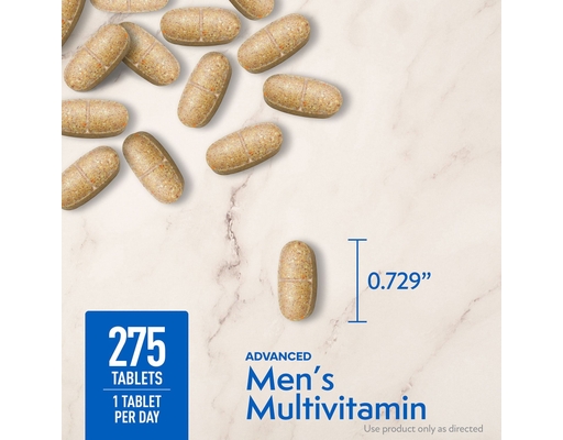 Men's Daily Multivitamin Tablets, 275 count Member's Mark image 2
