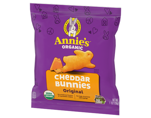 Annie's Organic Bunny Snack Pack Baked Crackers and Graham Snacks ...